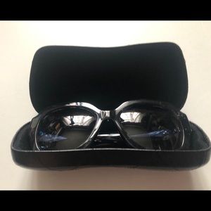 CHANEL Sunglasses Square Blue Marble Blue 5373